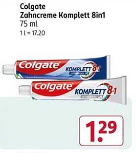 Colgate Zahnpasta Komplett 8in1 75 ml