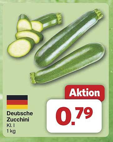 Deutsche Zucchini Kl. I 1 kg