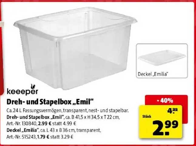 Dreh- und Stapelbox „Emil“