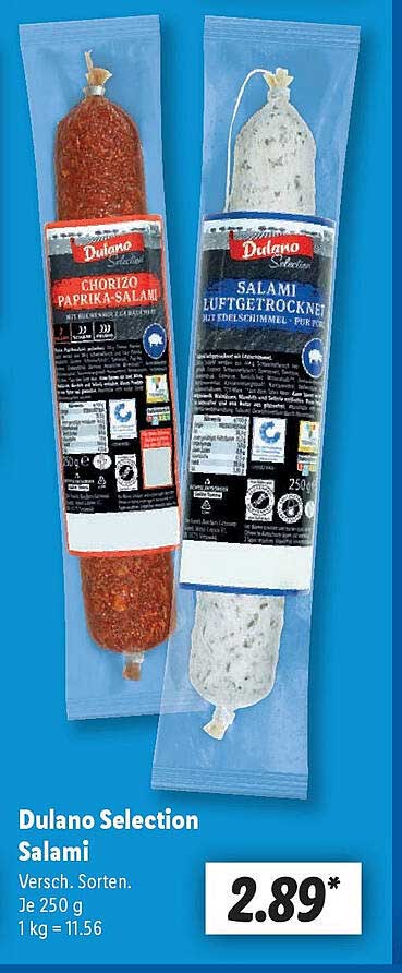 Dulano Selection Salami - Verschiedene Sorten
