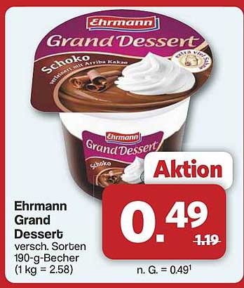 Ehrmann Grand Dessert Schoko