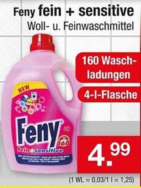 Feny fein + sensitive Woll- und Feinwaschmittel 4 l