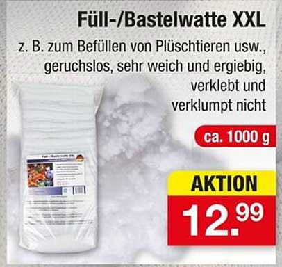 Füll-/Bastelwatte XXL