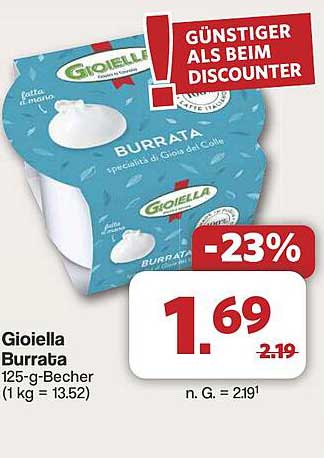 Gioiella Burrata 125-g-Becher