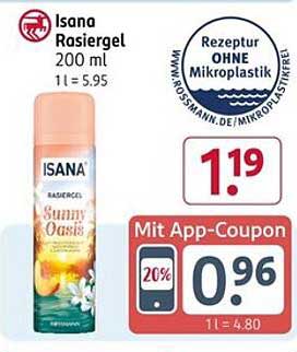Isana Rasiergel Sunny Oasis 200 ml