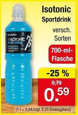 Isotonic Sportdrink 700-ml-Flasche - 25% Rabatt
