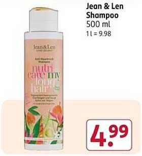 Jean & Len Shampoo 500 ml
