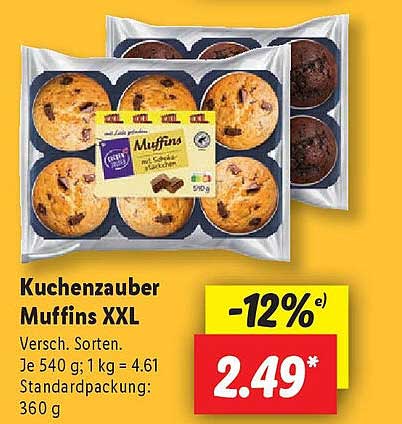 Kuchenzauber Muffins XXL