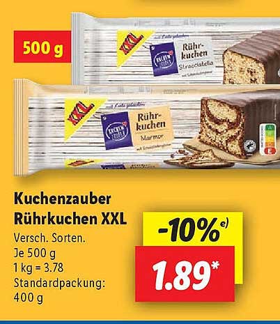 Kuchenzauber Rührkuchen XXL 500 g