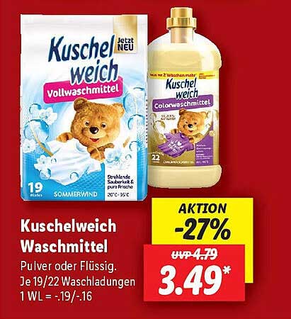 Kuschelweich Waschmittel