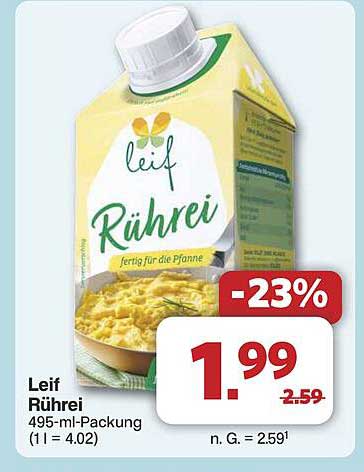 Leif Rührei 495-ml-Packung