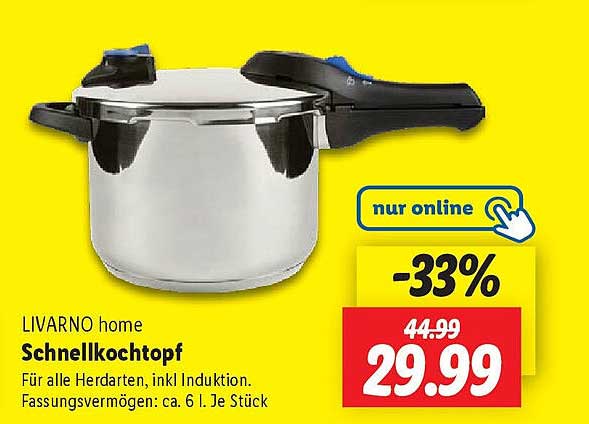 LIVARNO home Schnellkochtopf