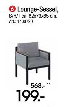 Lounge-Sessel, B/H/T ca. 62x73x65 cm