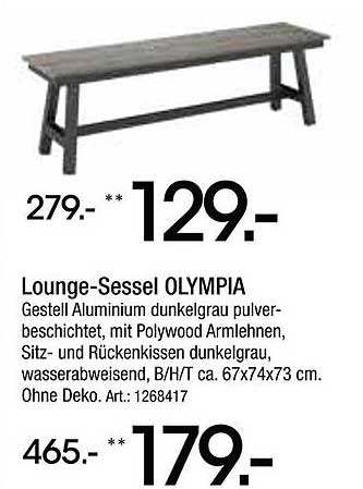 Lounge-Sessel OLYMPIA