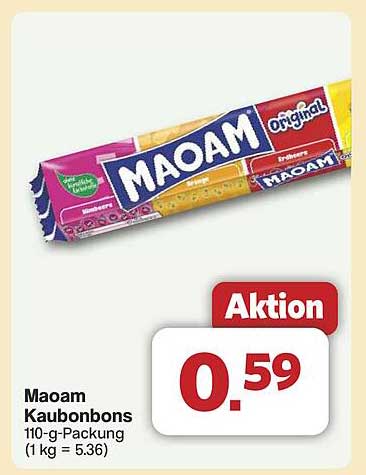 Maoam Kaubonbons 110-g-Packung