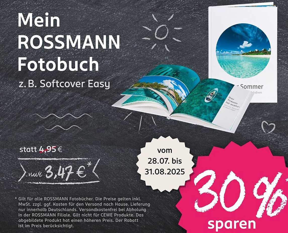 Mein ROSSMANN Fotobuch z. B. Softcover Easy