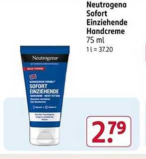 Neutrogena Sofort Einziehende Handcreme 75 ml