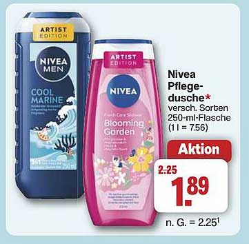 Nivea Pflegedusche - verschiedene Sorten