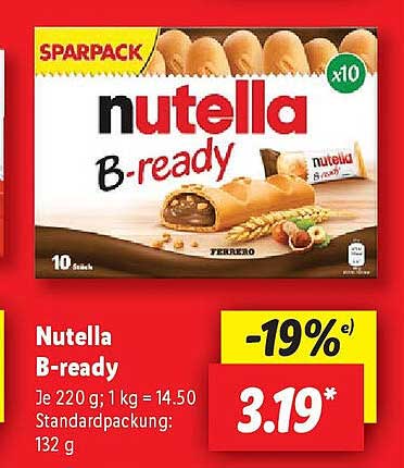 Nutella B-ready 10er Pack