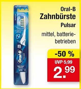 Oral-B Zahnbürste Pulsar, mittel, batteriebetrieben