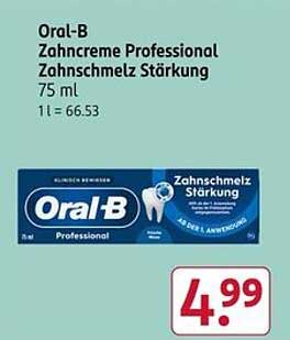 Oral-B Zahnpasta Professional Zahnschmelz Stärke 75 ml