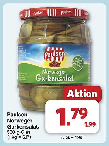 Paulsen Norweger Gurkensalat