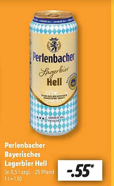 Perlenbacher Bayerisches Lagerbier Hell