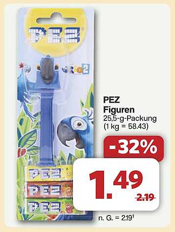 PEZ Figuren 25,5-g-Packung – Unwiderstehlicher Genuss für Groß und Klein!