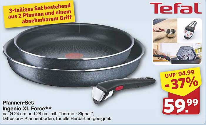 Pfannen-Set Ingenio XL Force von Tefal