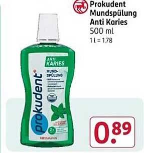 Prokudent Mundspülung Anti Karies 500 ml