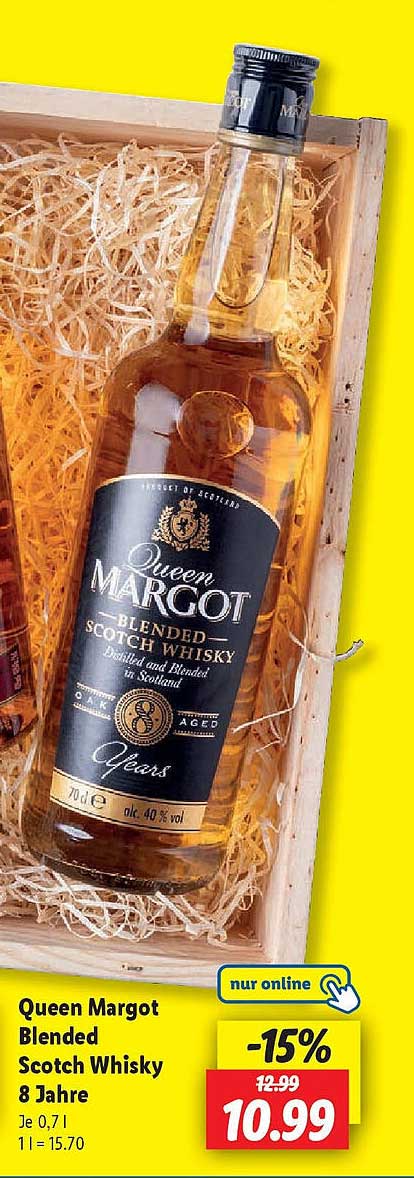 Queen Margot Blended Scotch Whisky 8 Jahre