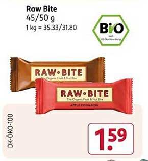 Raw Bite - Die gesunden Snackriegel für Unterwegs