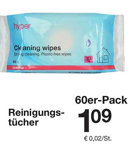 Reinigungstücher - 60er-Pack