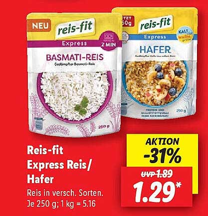 Reis-fit Express Reis/Hafer