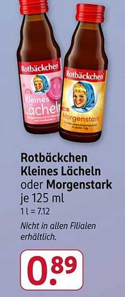 Rotkäppchen Kleines Lächeln oder Morgenstark je 125 ml