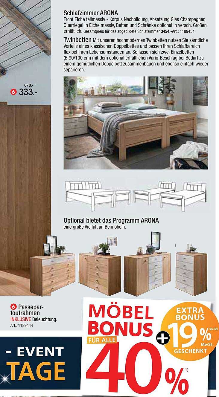 Schlafzimmer ARONA