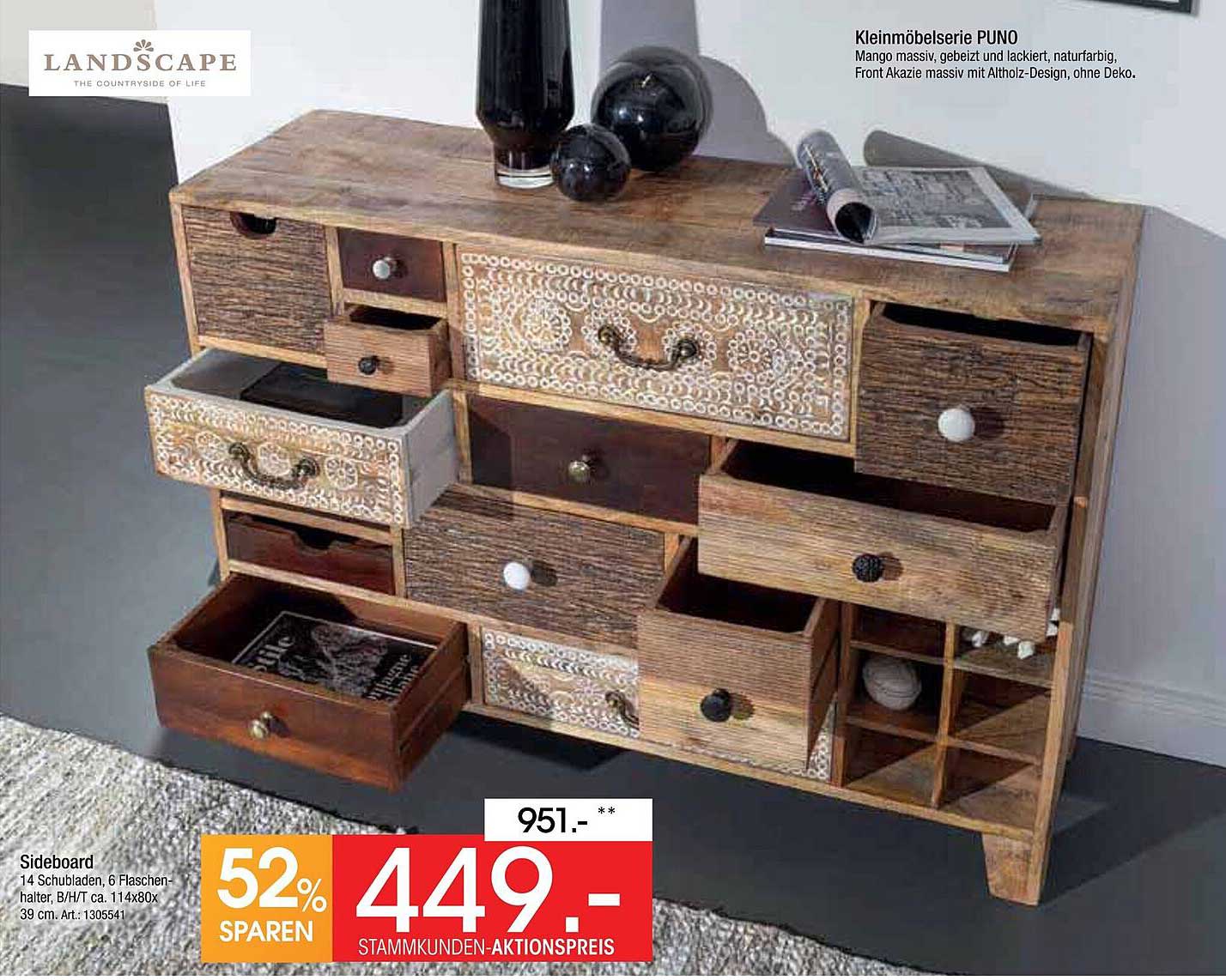 Sideboard PUNO - 52% sparen!