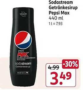 Sodastream Getränkesirup Pepsi Max 440 ml