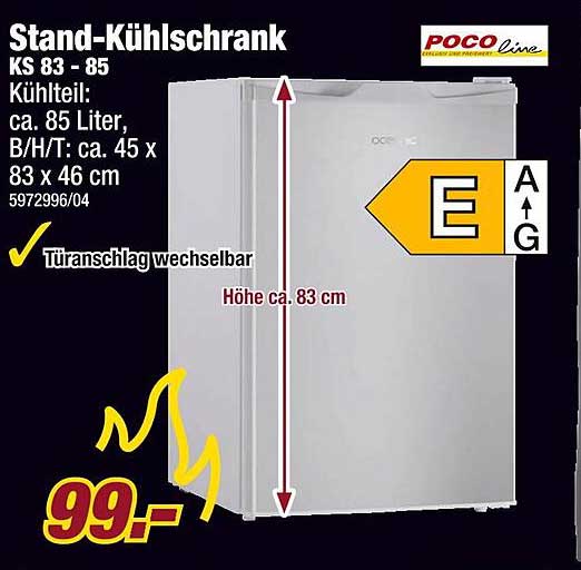 Stand-Kühlschrank KS 83 - 85
