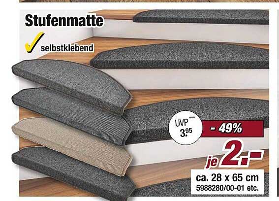 Stufenmatte selbstklebend - jetzt zum Top-Preis