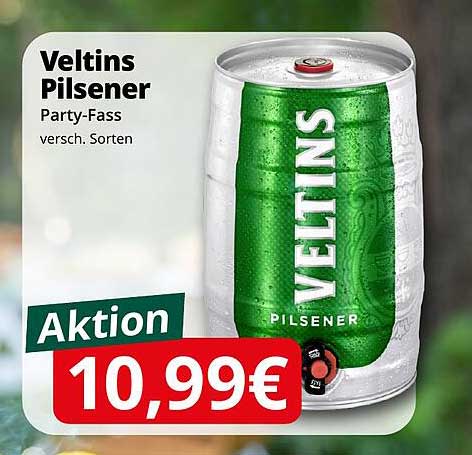 Veltins Pilsener Party-Fass - 10,99€