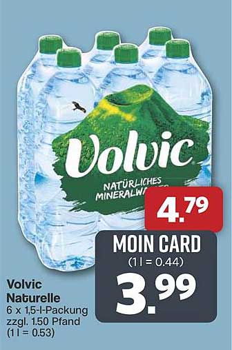 Volvic Naturelle 6 x 1,5 l-Packung