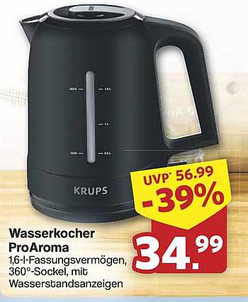 Wasserkocher ProAroma von Krups