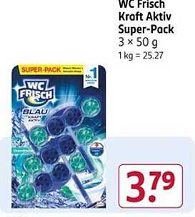 WC Frisch Kraft Aktiv Super-Pack 3 × 50 g