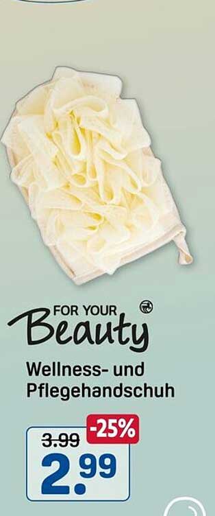 Wellness- und Pflegehandschuh von FOR YOUR Beauty