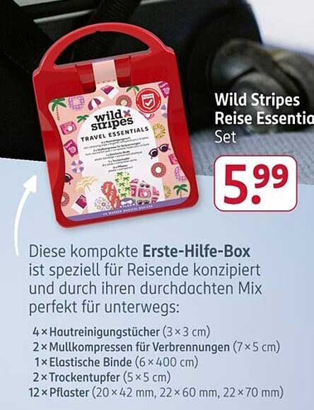 Wild Stripes Reise Essentials Set