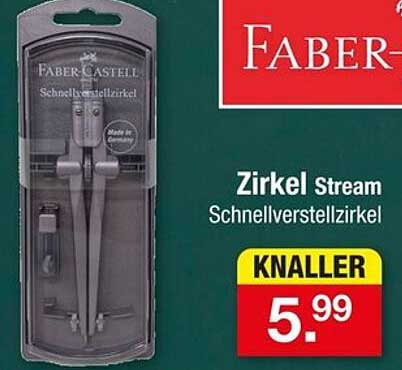 Zirkel Stream - Schnellverstellzirkel von Faber-Castell