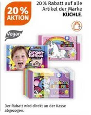 20% Rabatt auf alle Artikel der Marke KÜCHLE
