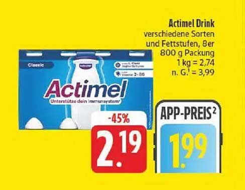 Actimel Drink - Unterstütze dein Immunsystem