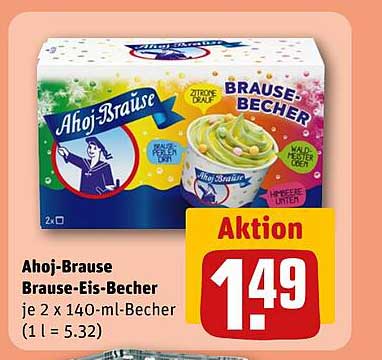 Ahoj-Brause Brause-Eis-Becher je 2 x 140-ml-Becher